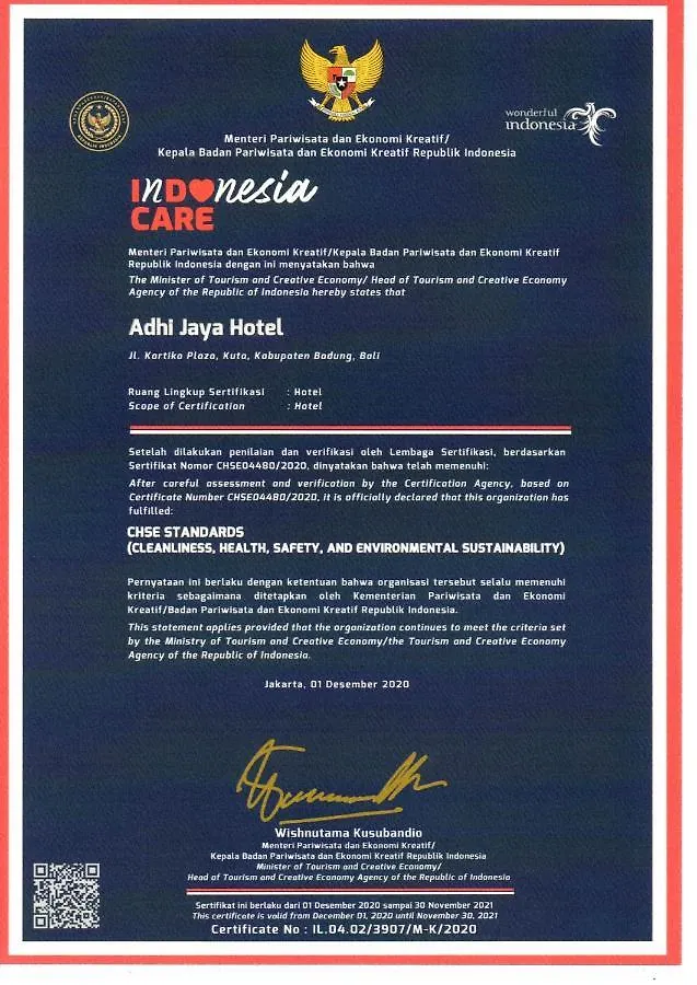 Adhi Jaya Hotel Kuta